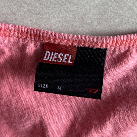 Vintage Y2K Diesel Peach Cap Sleeve Top ALT ASO Paige Matthews Charmed - Picture 4 of 7